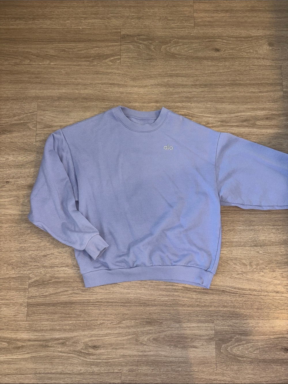 Alo Lavender Crewneck Sweatshirt